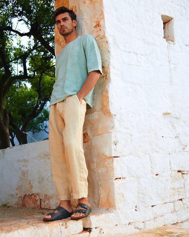 Grünland Antracite Double Strap Men's Slippers