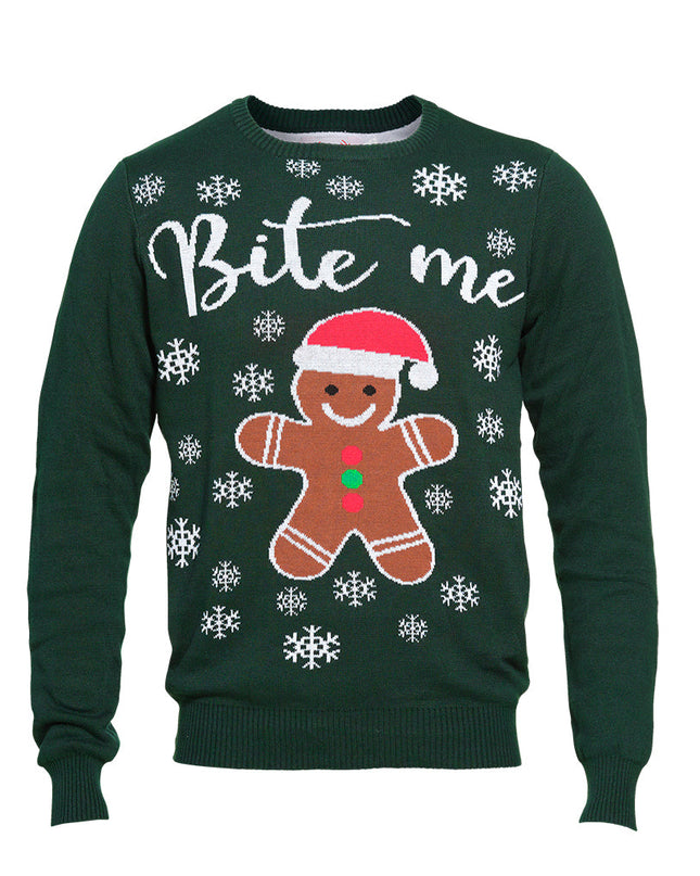 Bite Me Christmas Sweater for Kids - Børn