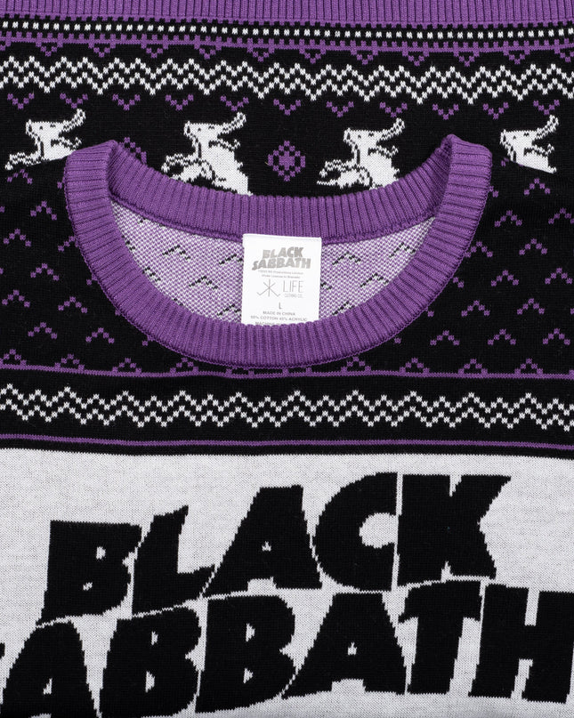 Black Sabbath Flying Demon Ugly Sweater