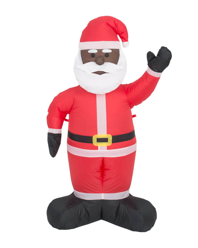 Inflatable Black Santa Claus Decoration