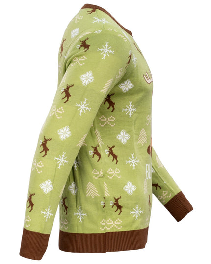 Blitzen Drunk Funny Adult Ugly Christmas Sweater