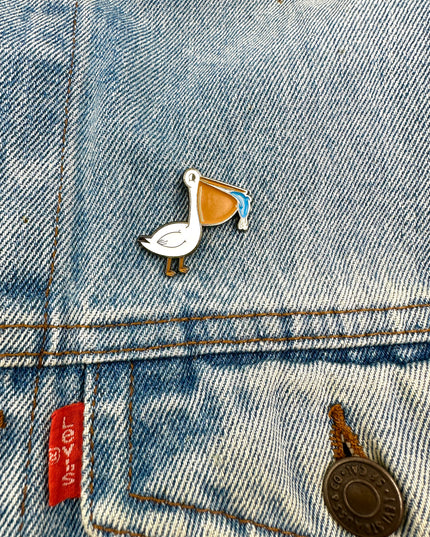Pelican Enamel Pin Badge