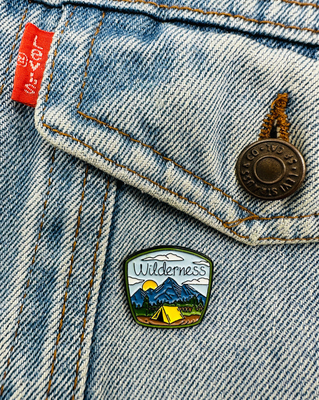 Wilderness Pin - Nature-Inspired Accessory for Outdoors