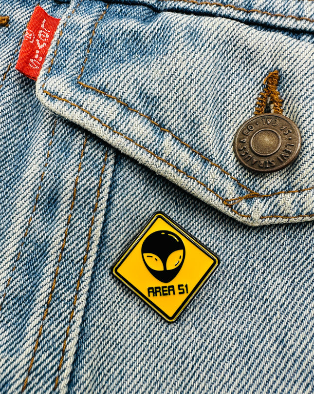 Area 51 Pin - Unique Accessory for UFO Enthusiasts