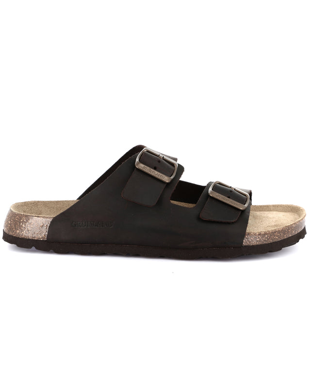 Grünland Mogano Double Strap Men's Slippers