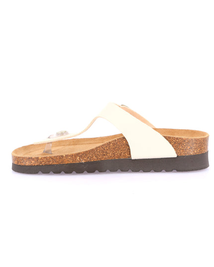 Grünland Beige Women's Flip-Flops