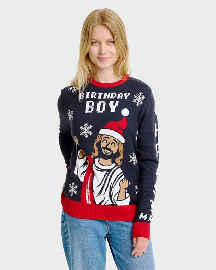 Birthday Boy Christmas Sweater for Women