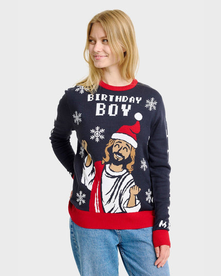 Birthday Boy Christmas Sweater for Women