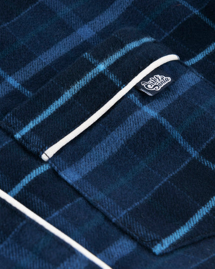 Børn Blå Flannel Pyjamas