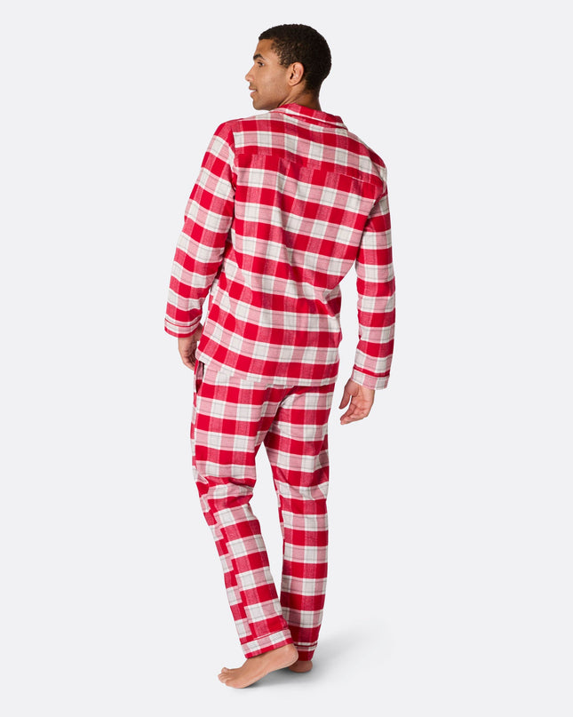 Red Flannel Christmas Pajamas for Men
