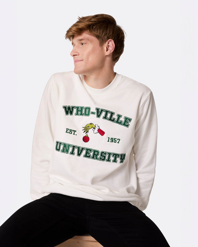 Herre Who-Ville Universitet Jule Sweatshirt