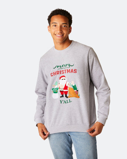 Men's Merry Christmas Y'all Christmas Sweatshirt