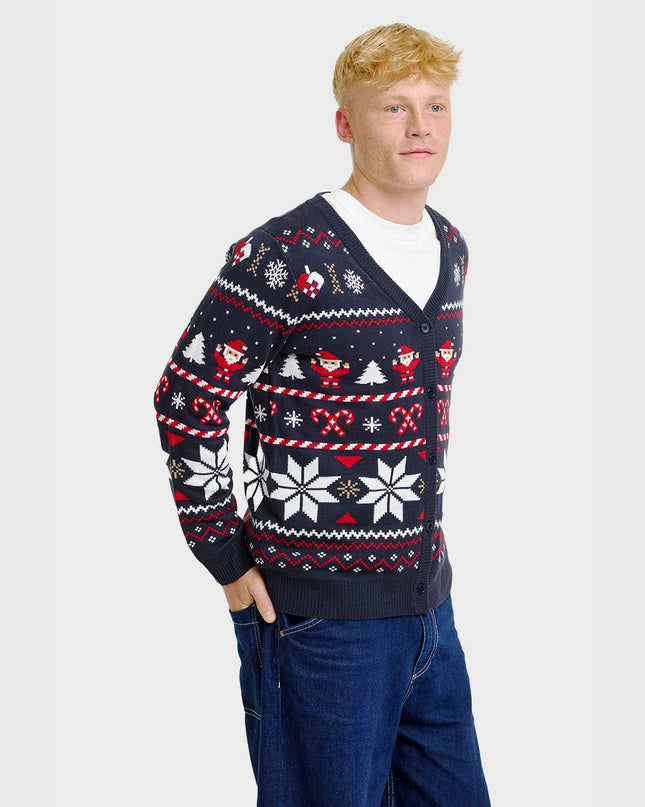Men's Santa Christmas Cardigan