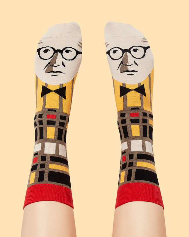Leg Corbusier Fun Socks by ChattyFeet