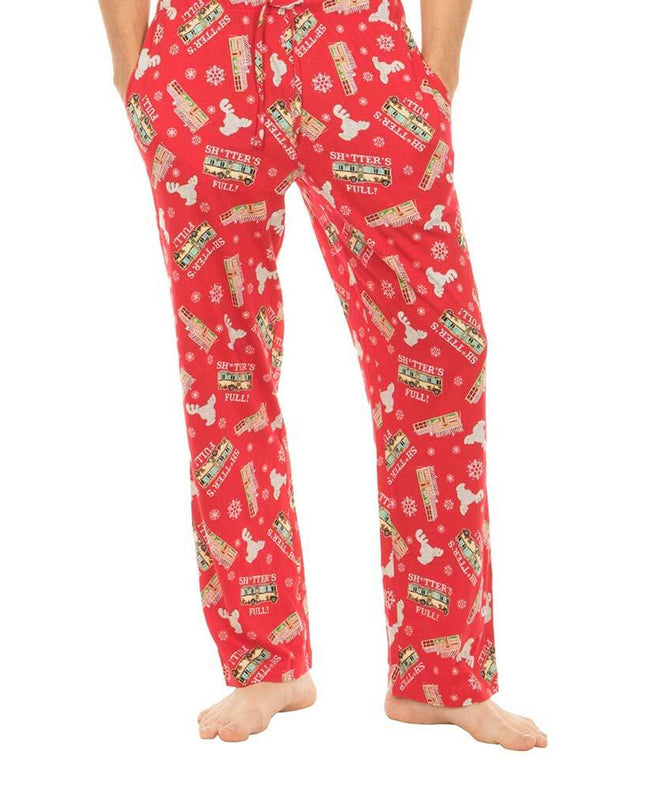 Christmas Vacation Shitter's Full Red Lounge Pants