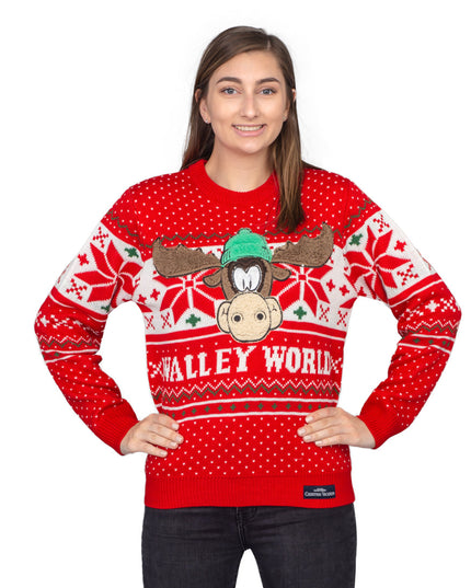 Women's Christmas Vacation Marty Moose Ugly Sweater
