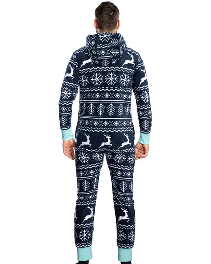 Fair Isle Grim Jule Union Suit Pyjamas til Voksne