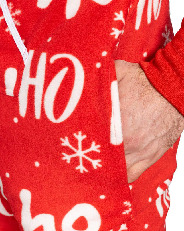 Fair Isle Ugly Christmas Union Suit Pajamas for Adults