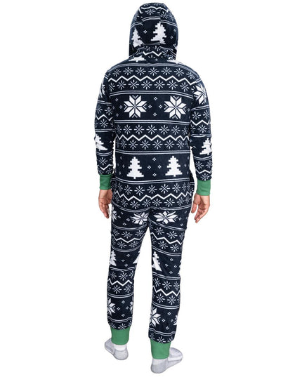 Fair Isle Grim Jule Union Suit Pyjamas til Voksne