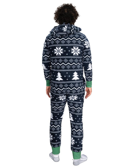 Fair Isle Grim Jule Union Suit Pyjamas til Voksne