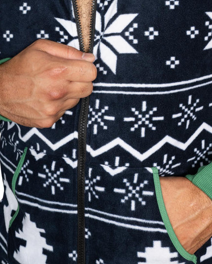 Fair Isle Grim Jule Union Suit Pyjamas til Voksne