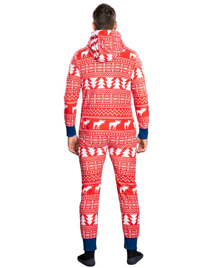 Fair Isle Grim Jule Union Suit Pyjamas til Voksne