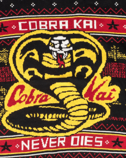 Cobra Kai Never Dies Ugly Christmas Sweater for Fans