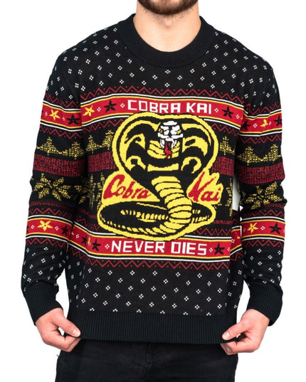 Cobra Kai Never Dies Ugly Christmas Sweater for Fans