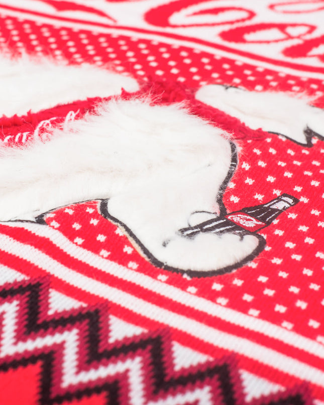 Coca-Cola Polar Bear Trees Ugly Christmas Sweater for Men