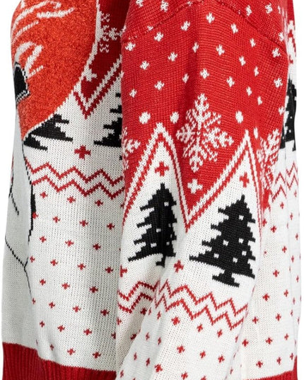 Coca-Cola Heart Polar Bear Women's Ugly Christmas Sweater
