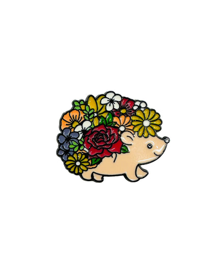 Brooch - Blooming Hedgehog | Family Pajama Accessories