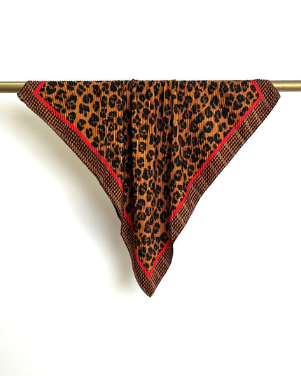 Vintage Scarf - Crepe Leopard Limited Collection Accessories