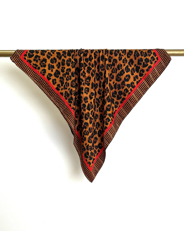 Vintage Scarf - Crepe Leopard Limited Collection Accessories