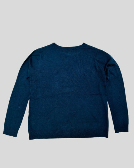 Vintage Paillet Ugle Juletrøje Familie Ferie Beklædning