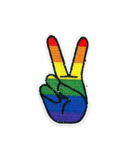 Rainbow Peace Hand Patch