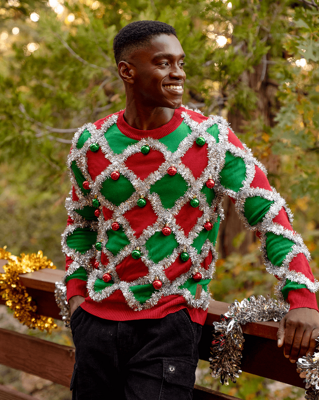 Mandlig Tacky Tinsel Grimme Juletrøje