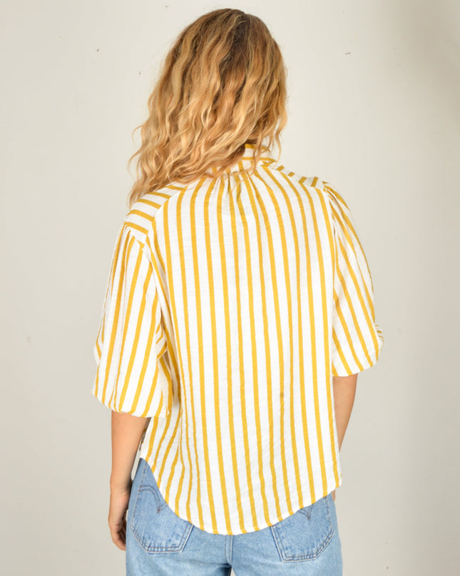 Blusa Rayada Limón