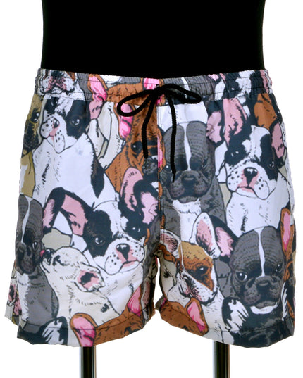 Pantalones Cortos con Estampado de Perro