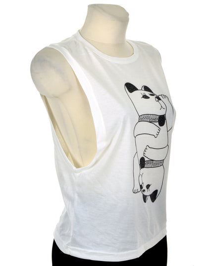 Lucky Cat Stilfulde Toppe til Mænd og Kvinder