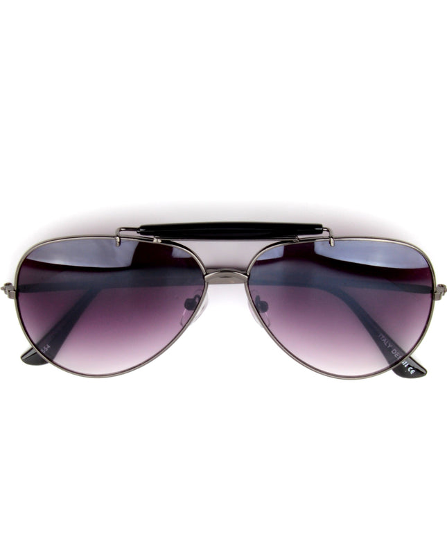 Sort aviator tilbehør