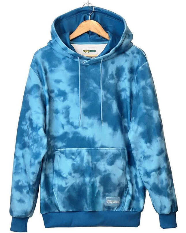 Kvinders Dyb Blå Fleece Hoodie