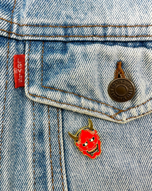 Djævel Emalje Pin Badge