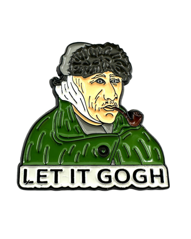 Lad det Gogh Emalje Pin Badge