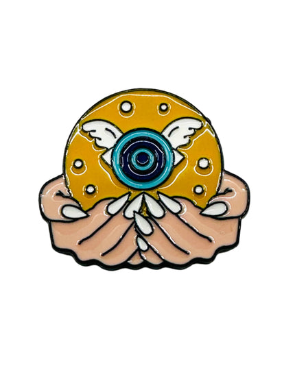 Krystal Kugle Øje Pin - Mystisk samlerobjekt