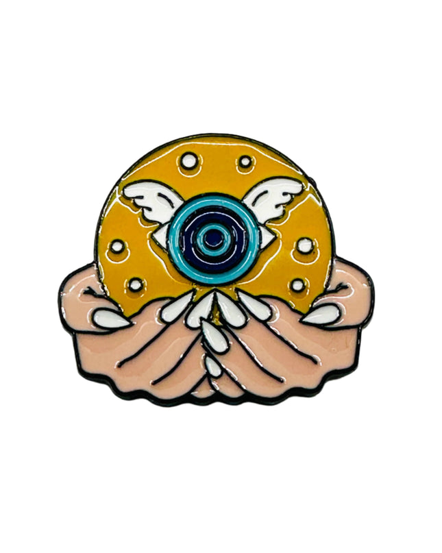 Krystal Kugle Øje Pin - Mystisk samlerobjekt