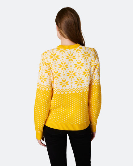 Kvinders Påstrøje i Gul