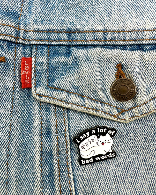 Dårlige Ord Emalje Pin Badge