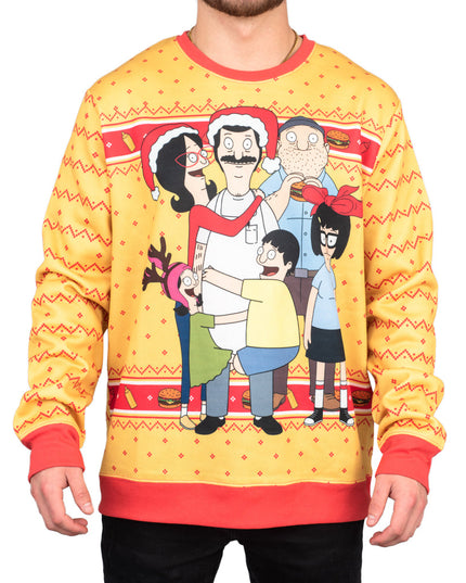 Bob's Burgers Family Hug Ugly Sweater