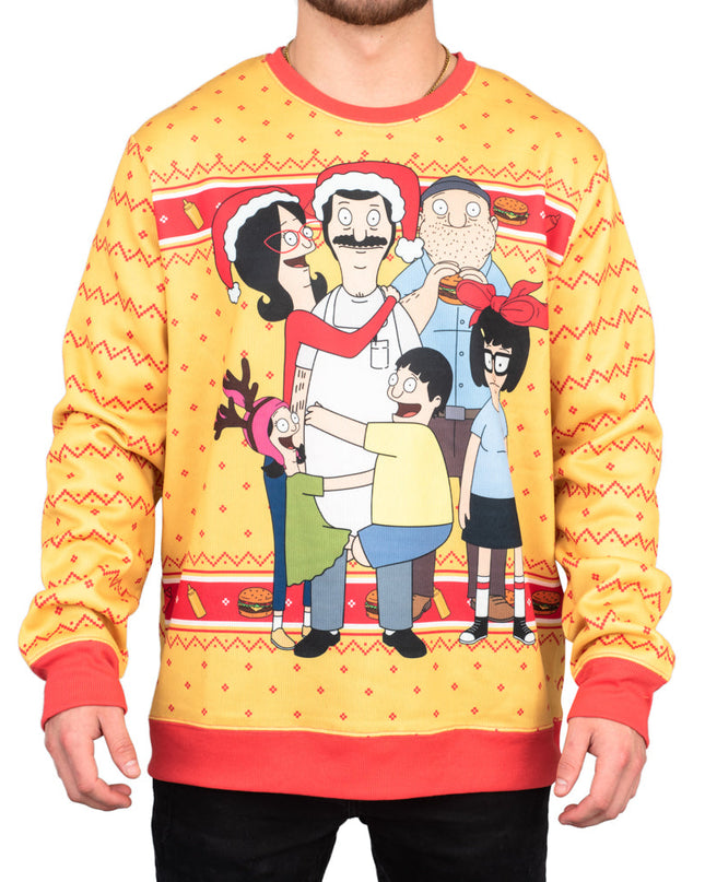 Bob's Burgers Family Hug Ugly Sweater