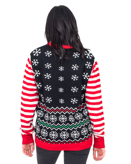 Suéter Navideño Interactivo LED de Santa Dice